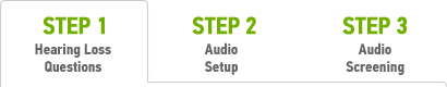 Step 1 Hearing Loss Questions