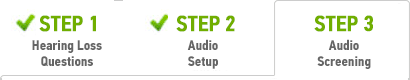 Step 3 Audio Screaning
